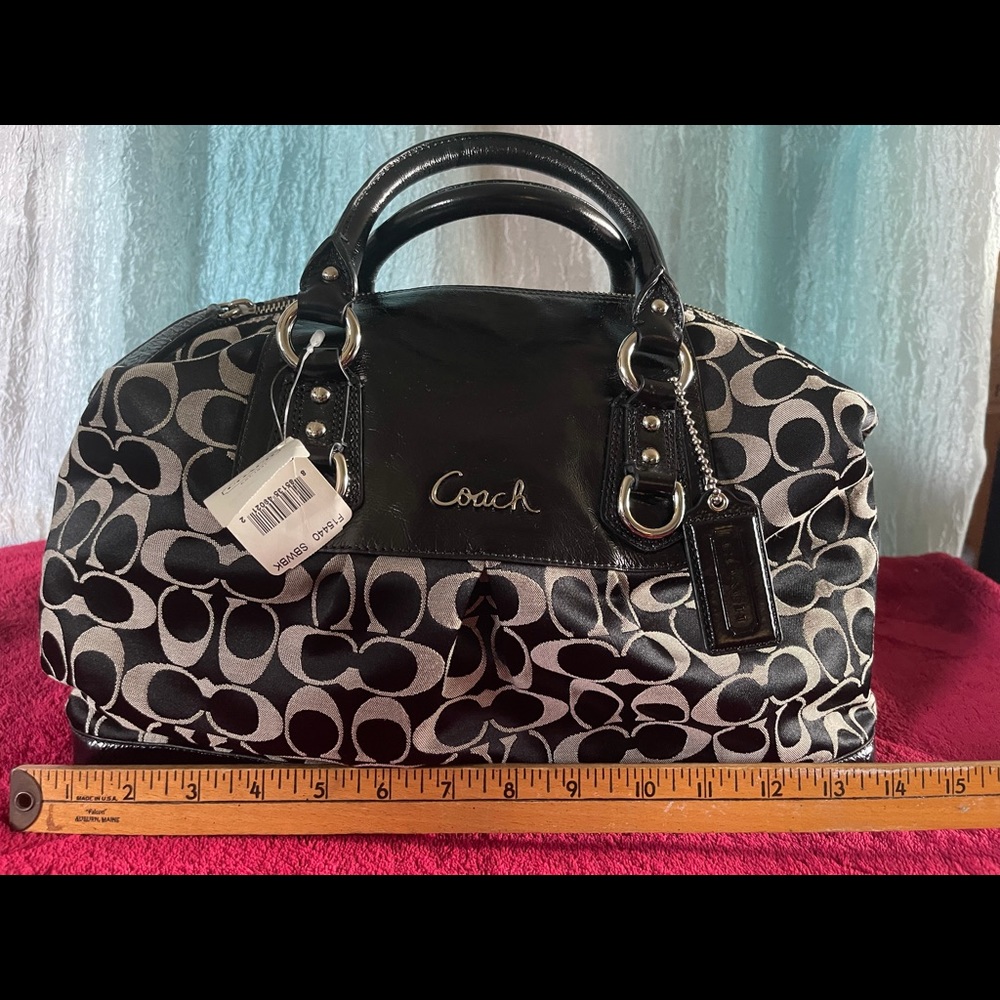 NWT Coach Ashley Leather Satchel bag